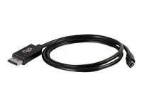 Black - Kabel DisplayPort - Mini DisplayPort (M) do DisplayPort (M) - 2 m - černá
