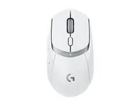 Myš - hraní - optický - 6 tlačítka - bezdrátový - 2.4 GHz, Bluetooth - přijímač USB Logitech LIGHTSPEED - bílá