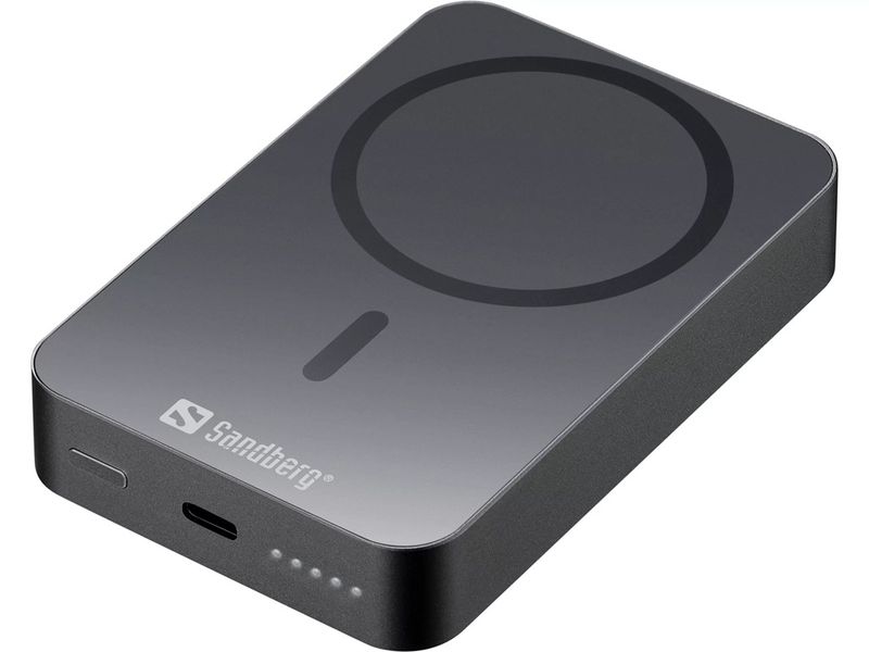 Sandberg Magnet Wireless Powerbank 10000 ALU