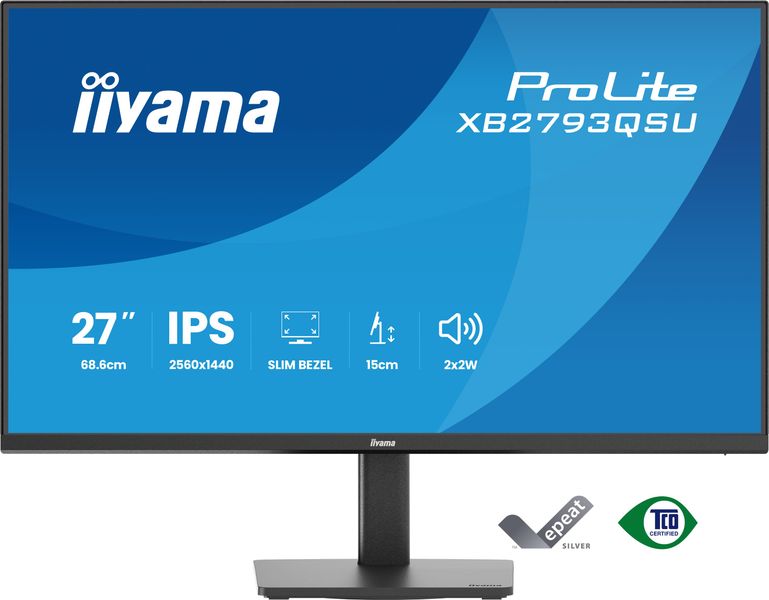 iiyama ProLite/XB2793QSU-B1/27"/IPS/QHD/75Hz/1ms/Černá/3R