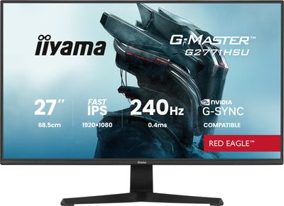 iiyama G-Master/G2771HSU-B1/27"/IPS/FHD/240Hz/0,4ms/Černá/3R