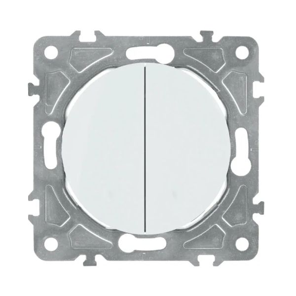 Spínač ELECTROMALT OVAL OVA1009W bílý