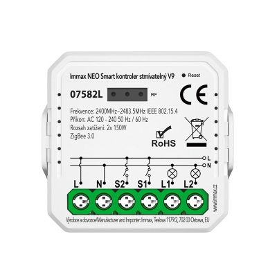 Chytrý spínač IMMAX NEO 07582L ZigBee Tuya