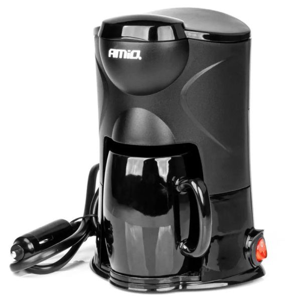 AMIO Kávovar do auta, 0,15 l, 24 V, 250 W