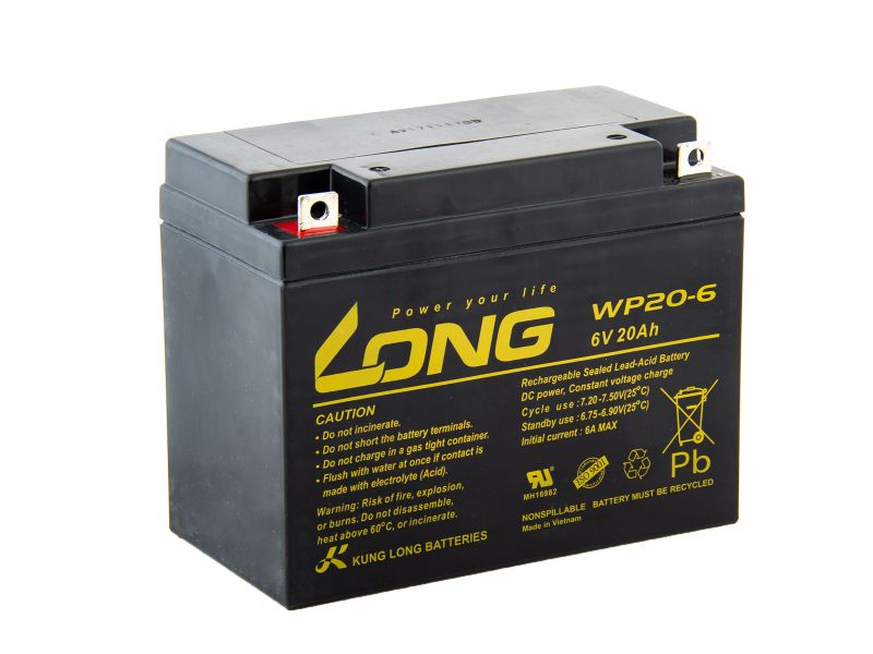 LONG baterie 6V 20Ah F3 (WP20-6)