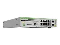 Přepínač - L3 - řízený - 8 x 10/100/1000 (PoE+) + 2 x SFP (mini-GBIC) (uplink) - desktop - PoE+