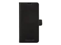 Pouzdro s klopou pro mobilní telefon - kůže full-grain - černá - pro Samsung Galaxy S21+ 5G
