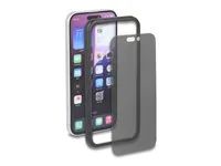 Delock - Ochrana obrazovky pro mobilní telefon - s nástrojem pro snadnou instalaci, anti-spionáž - 2.5D - sklo - s bezpecnostním filtrem - dvoucestné - pro Apple iPhone 17