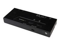 4K UltraHD HDMI Switch with Fast Switching, Auto-Sensing and Serial Control (VS222HD4K) - Spínač video/audio - 2 x HDMI - desktop