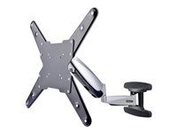 Low Profile/Slim Display Mount (FHA-TV-WALL-MOUNT) - Montážní sada - pro plochý panel - Držák pro montáž TV - hliník, ocel - černá, stříbrná - velikost obrazovky: 23"-55" - montáž na stěnu