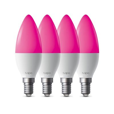 TP-link Tapo L430C(4-pack), SMART LED žárovka E14