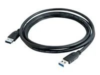 Kabel USB - USB typ A (M) do USB typ A (M) - USB 3.0 - 3 m - černá