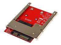 mSATA to SATA Adapter for 2.5in bay with Open Frame Bracket and 7mm Drive Height (SAT32MSAT257) - Řadič úložiště - 1 Kanál - SATA 6Gb/s - SATA 6Gb/s - pro P/N: BRACKET125PT, BRACKET125PTP, SATERASER4, SDOCK1EU3P2, SDOCK4U313, USB31C2SAT3