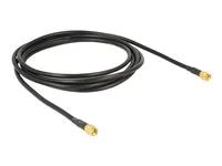 Kabel antény - SMA (M) do SMA (M) - 2 m - LMR-195 - černá