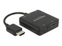 Extraktor zvukového signálu HDMI - černá