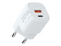 Síťový adaptér - GaN2 Ultra - 20 watt - PD, QC 3.0 - 2 výstupní konektory (USB, USB-C)