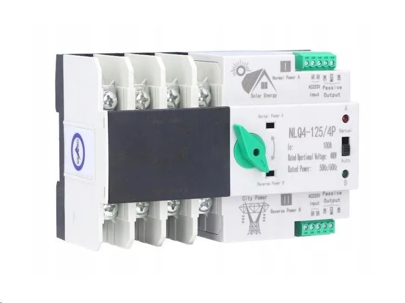 Automatický přepínač sítě - napájení 4P 400V 40A - NLQ4-125/4P pro FVE