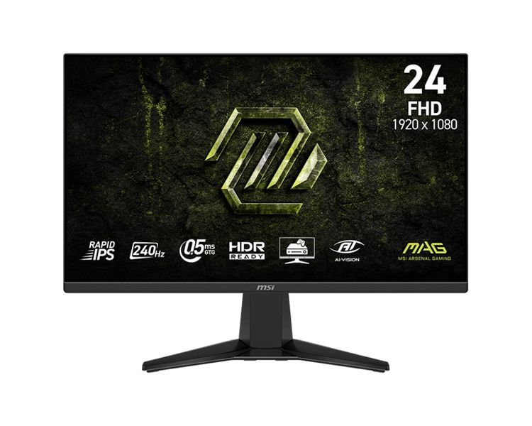 MSI MAG/245F X24/23,8''/IPS/FHD/240Hz/0,5ms/Čierna/3R