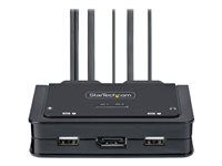 Remote Push-Button/Hotkey Switching (C2-D46-UC2-CBL-KVM) - Přepínač KVM / audio - kompaktní - 2 x KVM / zvuk - 1 místní uživatel - desktop