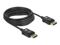 Delock Coaxial - Kabel obrazovky - DisplayPort (M) do DisplayPort (M) - DisplayPort 1.4 - 5 m - podpora 8K - cerná