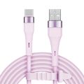 Kabel KRUGER & MATZ KM1268-1P Basic USB/USB-C 1m Růžová