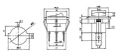 Přepínač kolébkový kulatý prům. 2pol./3pin ON-OFF 16A/12VDC zelený