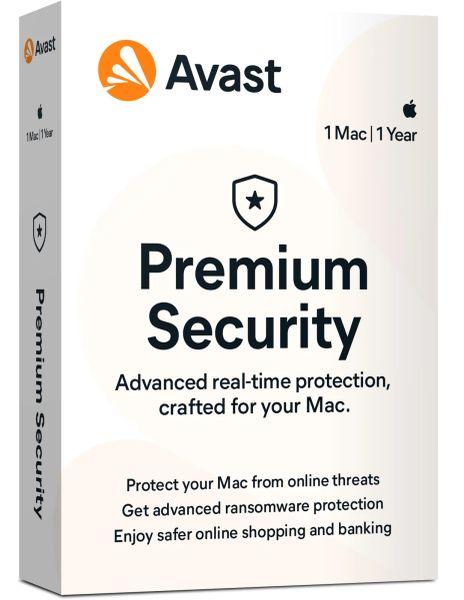 Renew AVAST Premium Security for Mac - 1 PC 1Y