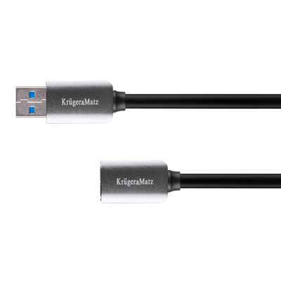 Kabel KRUGER & MATZ KM0336 1x USB 3.0 A konektor / 1x USB 3.0 A zdířka 1m