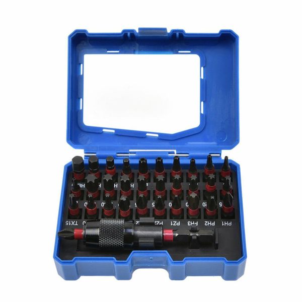 Sada rázových bitů 1/4" GEKO G30065 32 ks