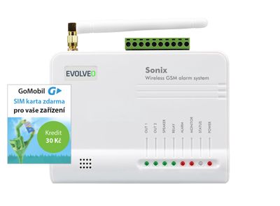EVOLVEO Sonix, bezdrátový GSM alarm