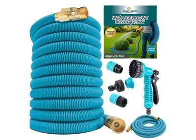 Flexibilní zahradní hadice REAL GARDEN 5-15 m