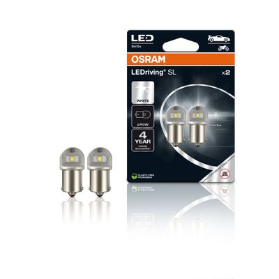 LED autožárovka 12V R5W BA15s OSRAM studená bílá 2ks