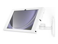 Montážní sada (stojan, kryt, montáž na zeď) - pro tablet - houpačka - uzamykatelný - kovový rám - bílá - montáž na stěnu - pro Samsung Galaxy Tab A9+