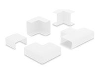 Delock - Cable raceway conduit connector - for 30 x 14 mm cable duct - bílá (balení 5)
