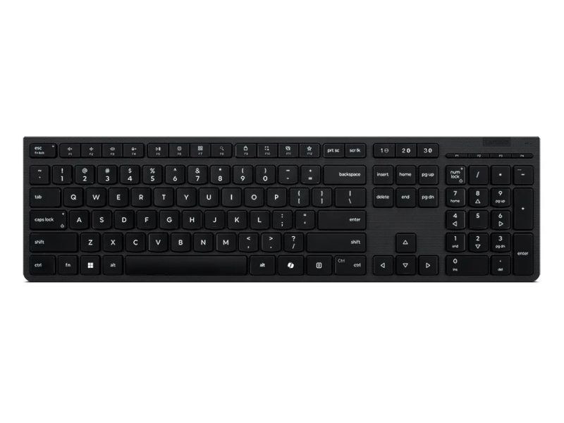 Lenovo Professional Wireless Rechargeable KB AI/USB+BT/CZ/SK/Černá
