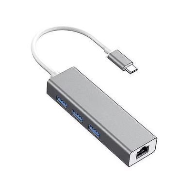 MEGATECH, 3x USB Hub, LAN Adaptér, USB-C