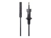 Laptop Charger Cable, UL Listed - Elektrický kabel - power IEC 60320 C7 do Eurozástrčka (M) - AC 250 V - 1 m - černá - Evropa