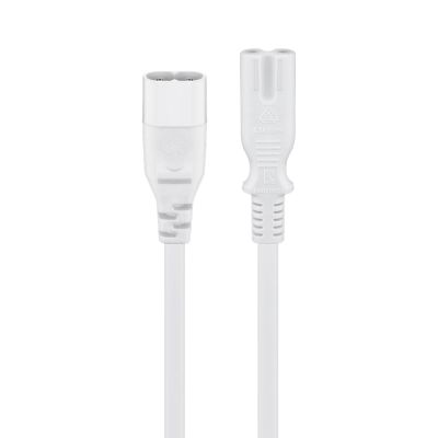 Kabel prodlužovací C7/C8 GOOBAY 97200 2m White