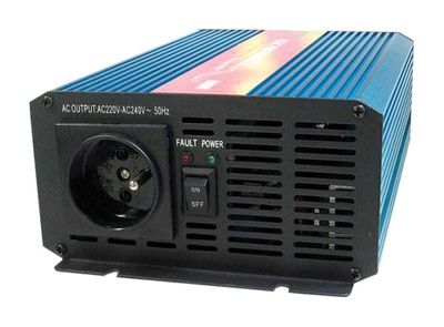 Měnič napětí CARSPA P600 24V/230V 600W čistá sinusoida