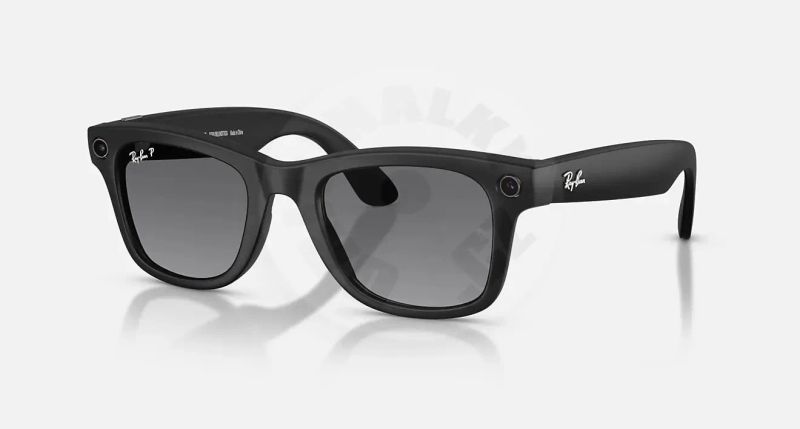 Meta Ray-Ban Gen2 Wayfarer, Matte Black, Grey Polarized Gradient