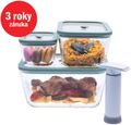 STATUS Viva 4dílný set skleněných vakuových dóz 131201, mint