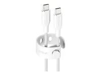 PanzerGlass empower kabel USB-C/USB-C, 1,2 m bílý