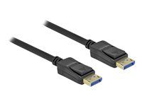 Kabel DisplayPort - DisplayPort (M) do DisplayPort (M) - DisplayPort 2.0 - 1 m - podpora 10K60Hz (10240x4320) - černá