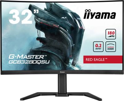iiyama G-Master/GCB3280QSU-B2/31,5"/VA/QHD/180Hz/0,2ms/Black/3R