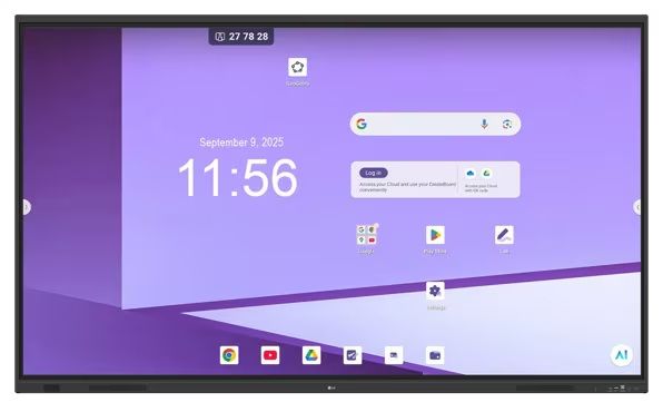86" LG LED 86TR3DQ-B - UHD,400cd, Android 14,16/7