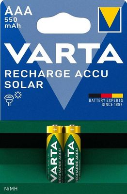 Varta Rechargeable Accu Solar AAA 550 mAh 2x