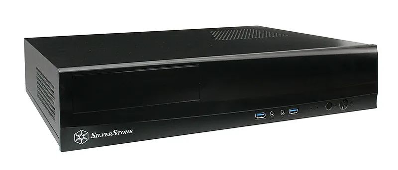 HTPC skrinka Silverstone SST-ML03B Milo - black