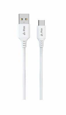 Kabel iPEAX 90010117 USB/USB-C 1,5 m bílý