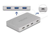 7 Port USB Hub with 4 x USB Type-C fema
