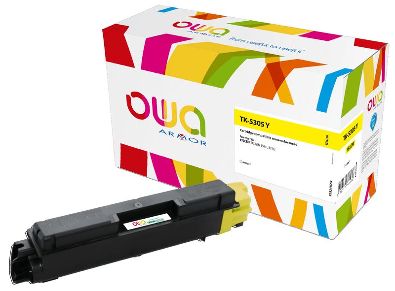 OWA Armor toner kompatibilní s Kyocera TK-5305Y, 6000st, žlutá/yellow